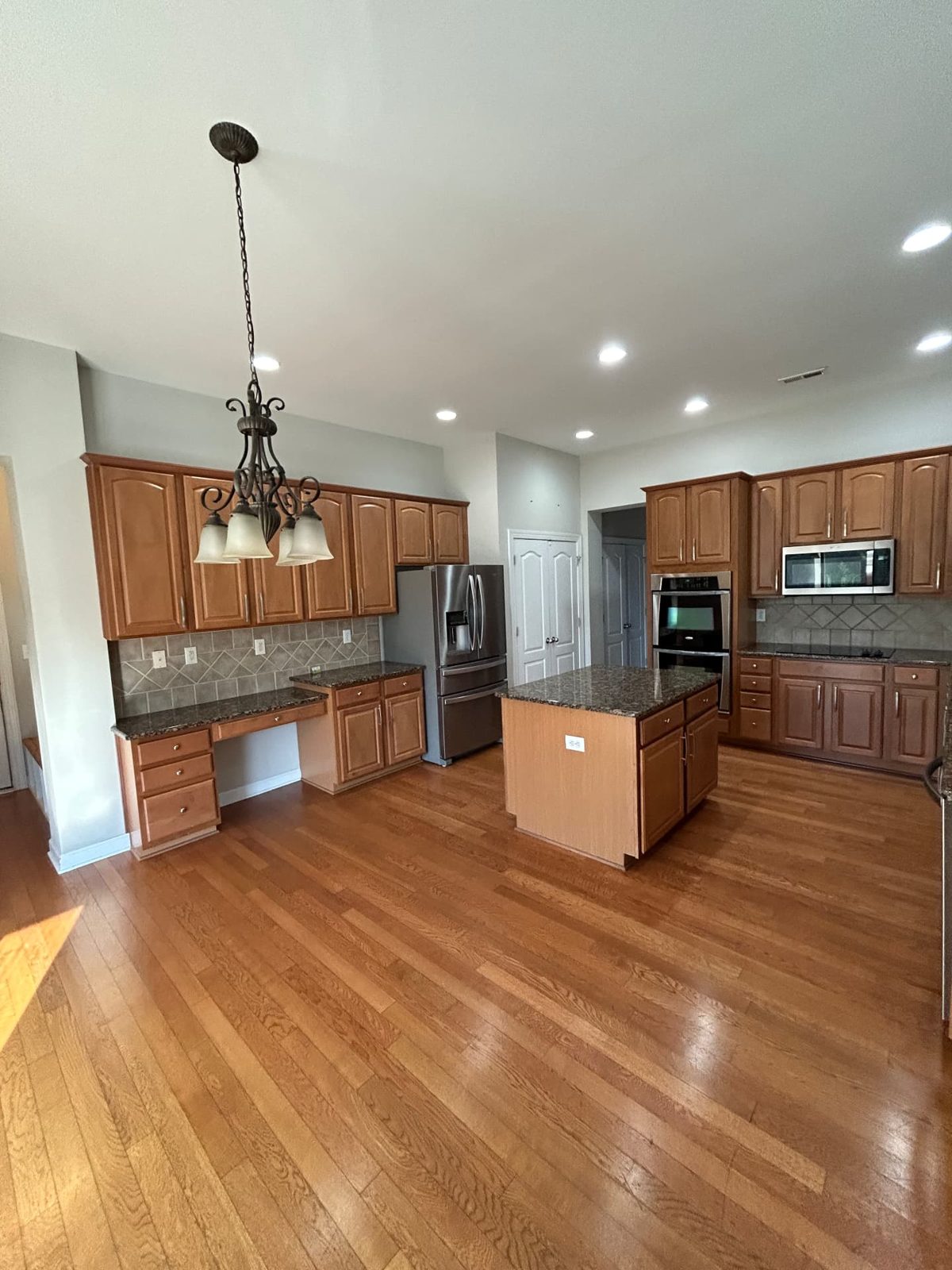 Open-plan kitchen refresh before